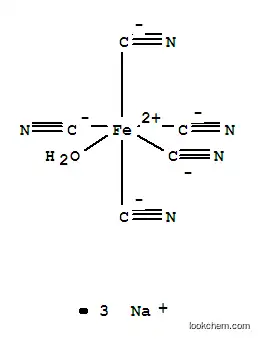 Molecular Structure of 14100-31-3 (aquapentacyanoferrate)
