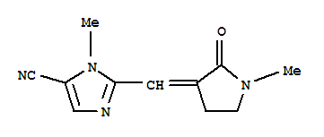 3-METHYL-2-[(Z)-(1-METHYL-2-OXO-PYRROLIDIN-3-YLIDENE)METHYL]IMIDAZOLE- 4-CARBONITRILE