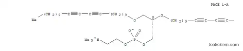 Molecular Structure of 143062-81-1 (2,3-O-bis(10,12-tricosadiynyl)glycero-1-phosphocholine)