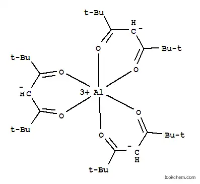 Molecular Structure of 14319-08-5 (TRIS(2,2,6,6-TETRAMETHYL-3,5-HEPTANEDIONATO)ALUMINUM)
