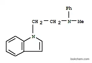 Molecular Structure of 143305-98-0 (1-(N-methylanilinoethyl)indole)