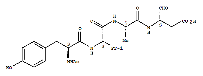 L-Alaninamide,N-acetyl-L-tyrosyl-L-valyl-N-[(1S)-2-carboxy-1-formylethyl]-