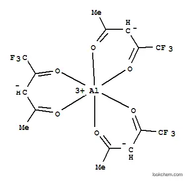 Molecular Structure of 14354-59-7 (TRIS(TRIFLUORO-2,4-PENTANEDIONATO)ALUMINUM(III))