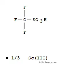 Molecular Structure of 144026-79-9 (Scandium trifluoromethanesulfonate)
