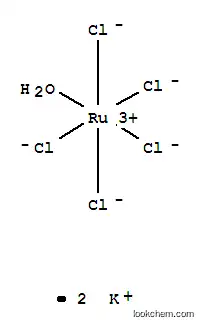 Molecular Structure of 14404-33-2 (Potassium pentachlororuthenate (III) hydrate)