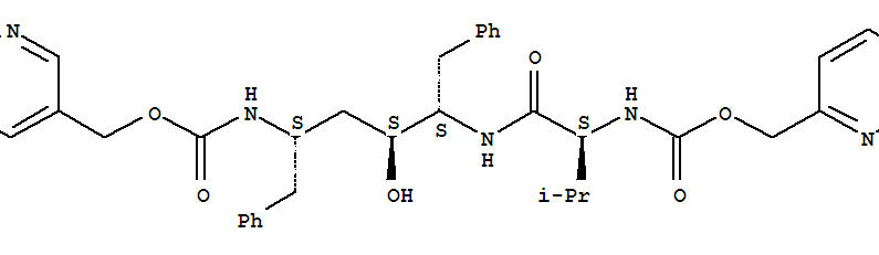 (PYRIDIN-3-YL)METHYL N-[(2S,4S,5S)-4-HYDROXY-5-[[(2S)-3-METHYL-2-(PYRIDI N-2-YLMETHOXYCARBONYLAMINO)BUTANOYL]AMINO]-1,6-DIPHENYL-HEXAN-2-YL]CAR BAMATECAS