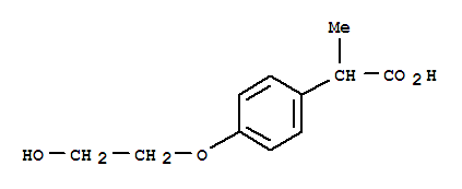 Benzeneacetic acid,4-(2-hydroxyethoxy)-a-methyl-