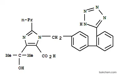 Molecular Structure of 144689-24-7 (Olmesartan)
