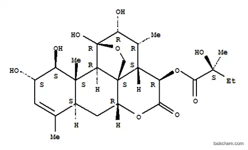 Molecular Structure of 1448-23-3 (Glaucarubin)