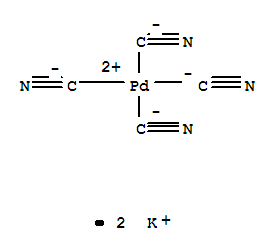 Palladate(2-),tetrakis(cyano-kC)-,potassium (1:2), (SP-4-1)-