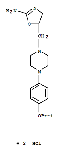 5-[[4-(4-propan-2-yloxyphenyl)piperazin-1-yl]methyl]-4,5-dihydro-1,3-oxazol-2-amine,dihydrochloride