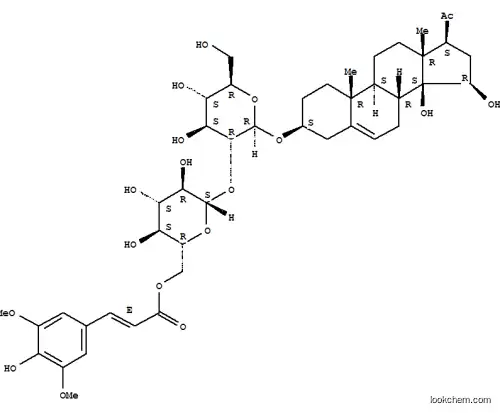 Molecular Structure of 145701-08-2 (hancoside A)