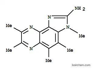 Molecular Structure of 146177-62-0 (2,AMINO-3,4,5,7,8-PENTAMETHYLIMIDAZO(4,5-F)QUINOXALINE)