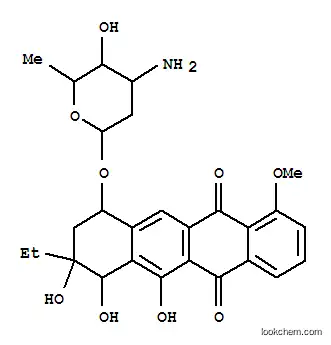 Molecular Structure of 146565-64-2 (4-O-methyl-6-deoxyoxaunomycin)