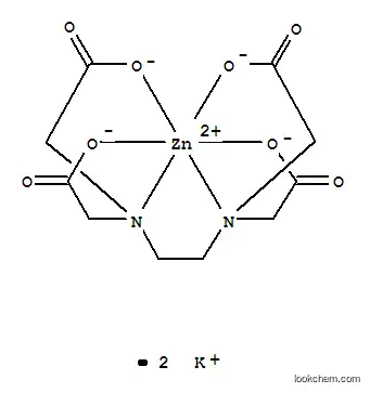 Molecular Structure of 14689-29-3 (dipotassium [[N,N'-ethylenebis[N-(carboxylatomethyl)glycinato]](4-)-N,N',O,O',ON,ON']zincate(2-))