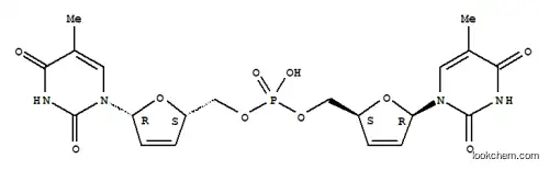 Molecular Structure of 147104-00-5 (bis-5'-D4T phosphate)