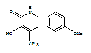 3-CYANO-4-TRIFLUOROMETHYL-6-(4'-METHOXYPHENYL)-PYRIDINE-2-ONE