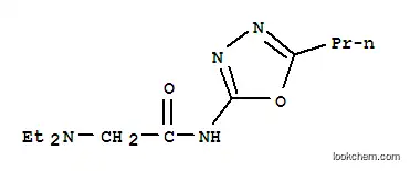 Molecular Structure of 147396-45-0 (Acetamide, 2-(diethylamino)-N-(5-propyl-1,3,4-oxadiazol-2-yl)-)