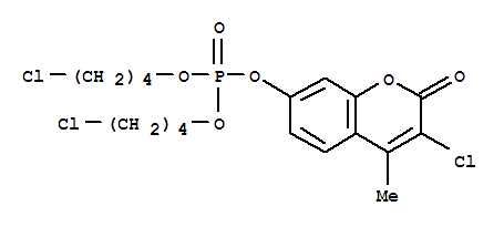 bis(4-chlorobutyl) (3-chloro-4-methyl-2-oxochromen-7-yl) phosphate