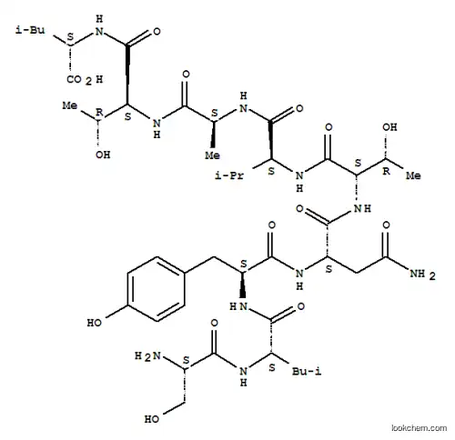 Molecular Structure of 147468-65-3 (H-SER-LEU-TYR-ASN-THR-VAL-ALA-THR-LEU-OH)