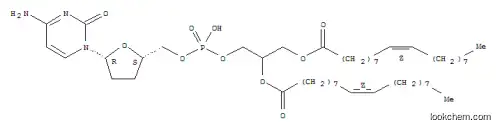 Molecular Structure of 147556-77-2 (1,2-dioleoyl-glycero-3-phospho-5'-(2',3')-dideoxycytidine)