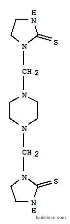Molecular Structure of 14764-02-4 (1,1'-(piperazine-1,4-diyldimethylene)diimidazolidine-2-thione)