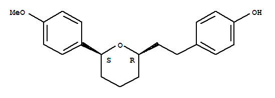 4-[2-[(2R,6S)-6-(4-METHOXYPHENYL)OXAN-2-YL]ETHYL]PHENOLCAS