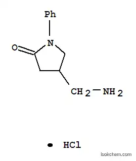 Molecular Structure of 148436-12-8 (4-aminomethyl-1-phenyl-2-pyrrolidinone)