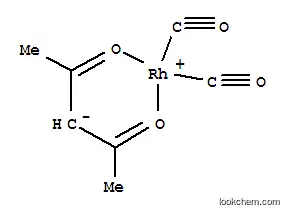 Molecular Structure of 14874-82-9 (Dicarbonylacetylacetonato rhodium(I))