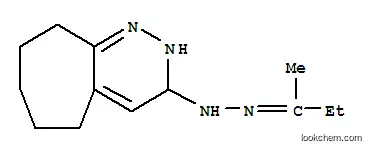 Molecular Structure of 148975-02-4 (3-(N(1)-(isobutylidene))hydrazinocycloheptyl(1,2-c)pyridazine)