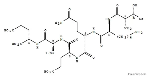 Molecular Structure of 149309-75-1 (threonyl-lysyl-glutaminyl-glutamyl-leucyl-glutamic acid)