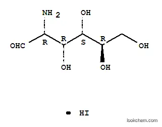 Molecular Structure of 14999-44-1 (2-amino-2-deoxy-D-glucose hydroiodide)