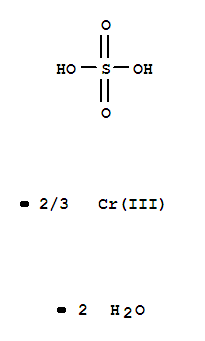 Sulfuric acid,chromium(3+) salt (3:2), hexahydrate (8CI,9CI)
