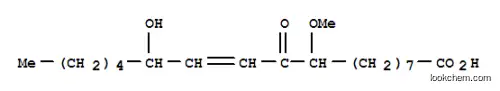 Molecular Structure of 150147-08-3 (13-Hydroxy-9-methoxy-10-oxo-11-octadecenoic acid)