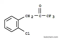 Molecular Structure of 150322-79-5 (3-(2-CHLOROPHENYL)-1,1,1-TRIFLUORO-2-PROPANONE)