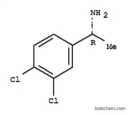 Molecular Structure of 150520-10-8 (Benzenemethanamine, 3,4-dichloro-a-methyl-, (R)-)