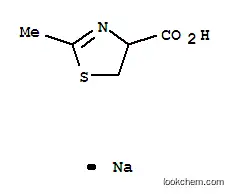 Molecular Structure of 15058-19-2 (2-METHYL-2-THIAZOLINE-4-CARBOXYLIC ACID SODIUM SALT)