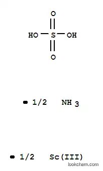 Molecular Structure of 15091-94-8 (ammonium scandium(3+) disulphate)