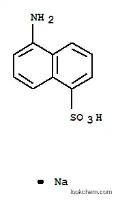Molecular Structure of 15092-40-7 (1-Naphthalenesulfonic acid, 5-amino-, monosodium salt)