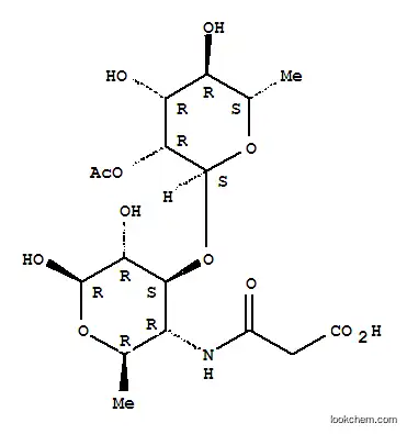 Molecular Structure of 151299-42-2 (4,6-dideoxy-4-malonylaminoglucose)