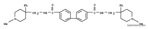 Molecular Structure of 15234-97-6 (4,4'-Biphenyldicarboxamide, N,N'-bis(1-methyl-4-phenyl-4-piperidylmethyl)-)