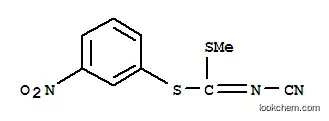 Molecular Structure of 152382-09-7 (METHYL (3-NITROPHENYL) CYANOCARBONIMIDODITHIOATE)
