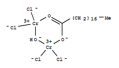 Chromium, tetrachloro-m-hydroxy[m-(octadecanoato-kO:kO')]di- cas  15242-96-3