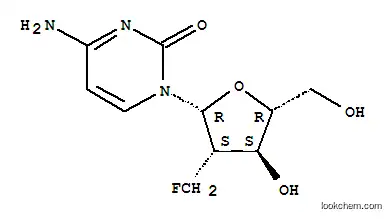 Molecular Structure of 152502-85-7 (1-(2-deoxy-2-C-fluoromethylarabinofuranosyl)cytosine)