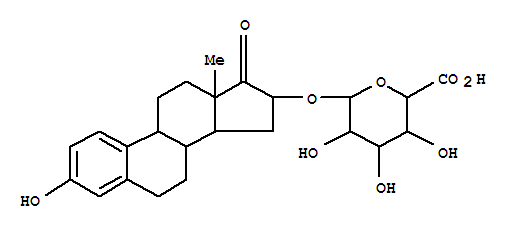 16alpha-Hydroxyestrone 16-beta-D-glucuronide