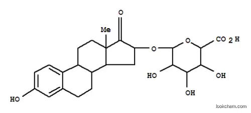 Molecular Structure of 15270-34-5 (16a-Hydroxyestrone 16-b-D-Glucuronide)