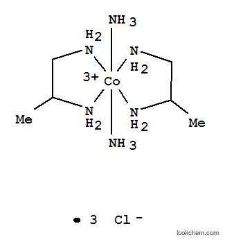 Molecular Structure of 15304-95-7 (Cobalt(3+),diamminebis(1,2-propanediamine-N,N')-, trichloride (9CI))