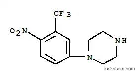 Molecular Structure of 153204-82-1 (1-(4-NITRO-3-TRIFLUOROMETHYLPHENYL)-PIPERAZINE)