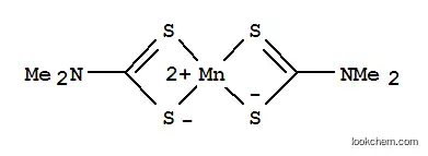 Molecular Structure of 15339-36-3 (bis(dimethyldithiocarbamato-S,S')manganese)