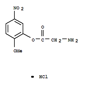 Glycine,2-methoxy-5-nitrophenyl ester, monohydrochloride (9CI)